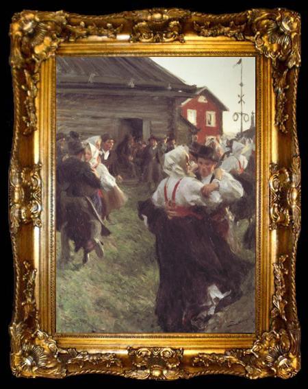 framed  Anders Zorn Midsummer Dance (nn02), ta009-2